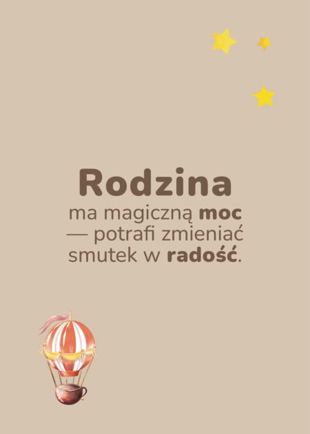 ZESTAW 3 PLAKATÓW "RODZINA" A4 zdjęcie 4