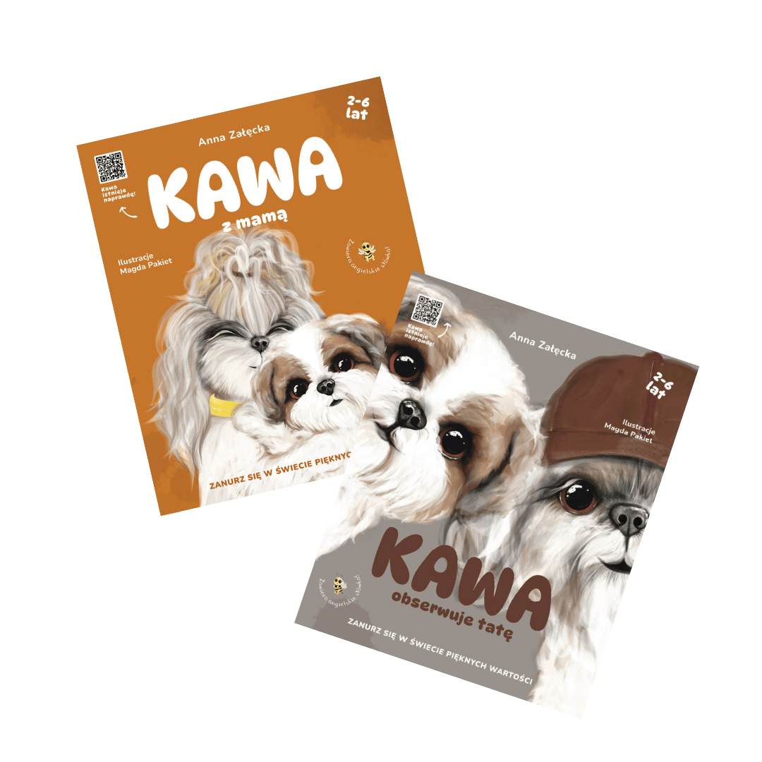 ZESTAW RODZINNY "KAWA Z MAMĄ" I "KAWA OBSERWUJE TATĘ" - NEVERENDING STORE zdjęcie 1